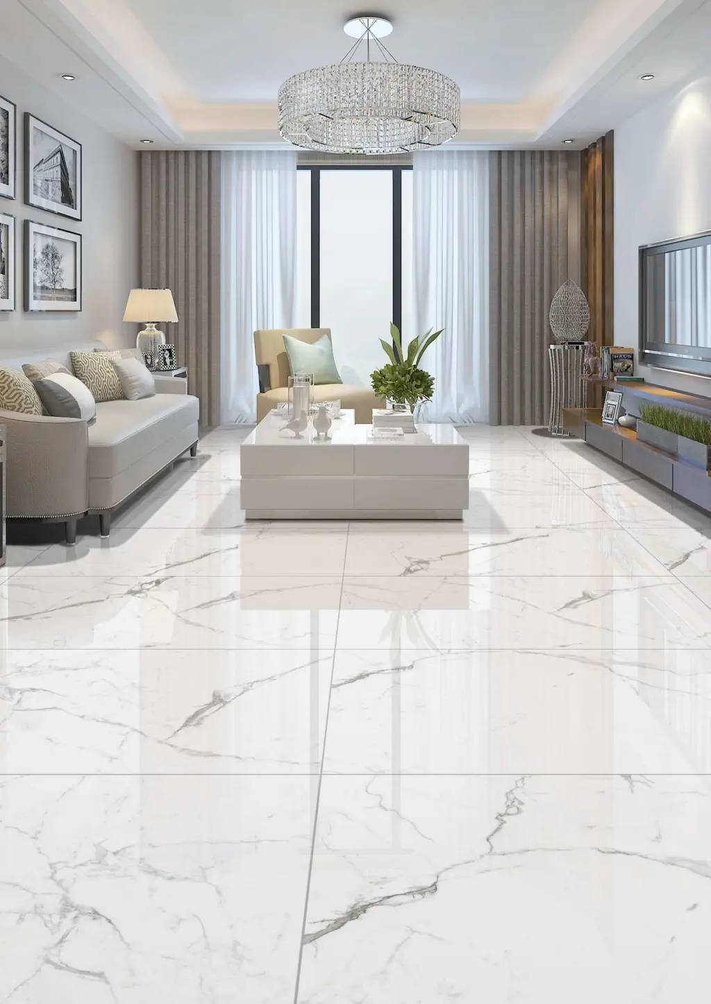 Noor Statuario 60x120 Lucido 1°Scelta